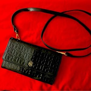 Tommy Hilfiger Black Patent Leather crossbody